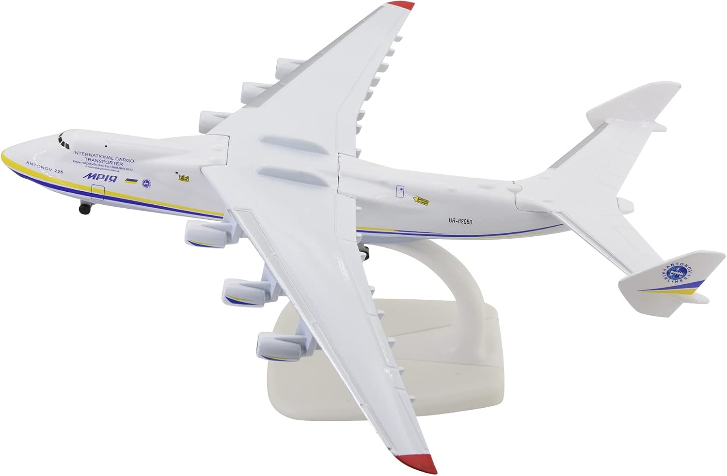 TANG DYNASTY 1:400 Antonov An-225 Mriya Large Transport Airplane Model,Diecast Plane,for Collecting and Gift,Home Office Home Decoration (Antonov Airlines)