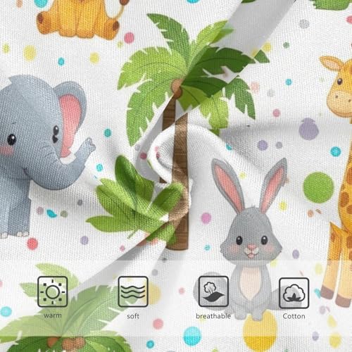 Cute Cartoon Animals Lions Girls Briefs, Toddler Girl Panties, Cotton Underwear Girls, 2–8 Years3