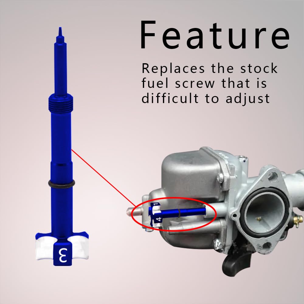 Vis De Mélange Carburateur Keihin FCR - Pour CRF, WR, KX, SX, Modèles 4 Temps, Réglage Précis