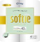 ソフティ トイレット4ロール 40mダブル ピュアホワイト