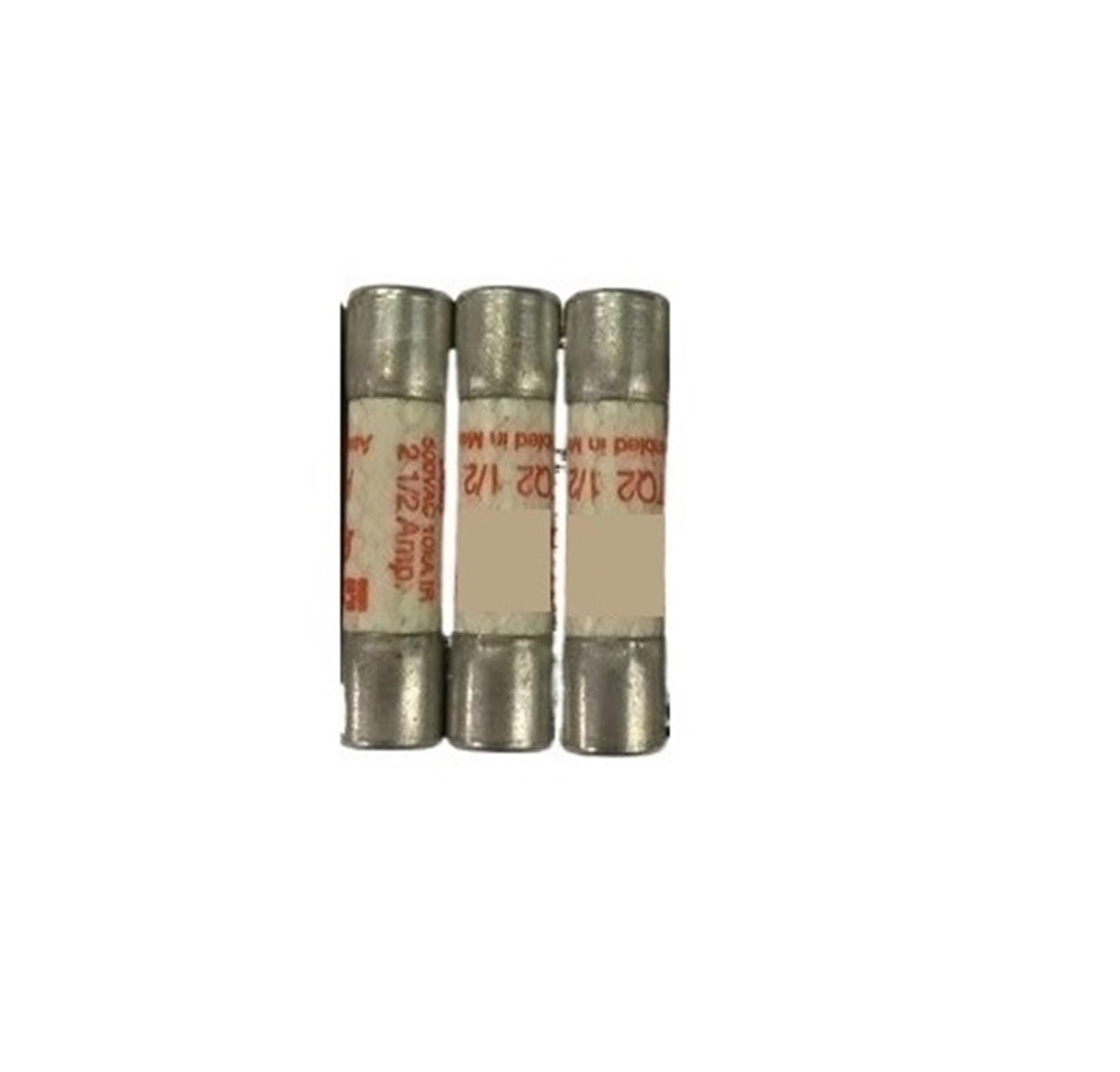Fusible 2.5A ATQ2-1/2 haute tension 500V anti surtension pour moteur