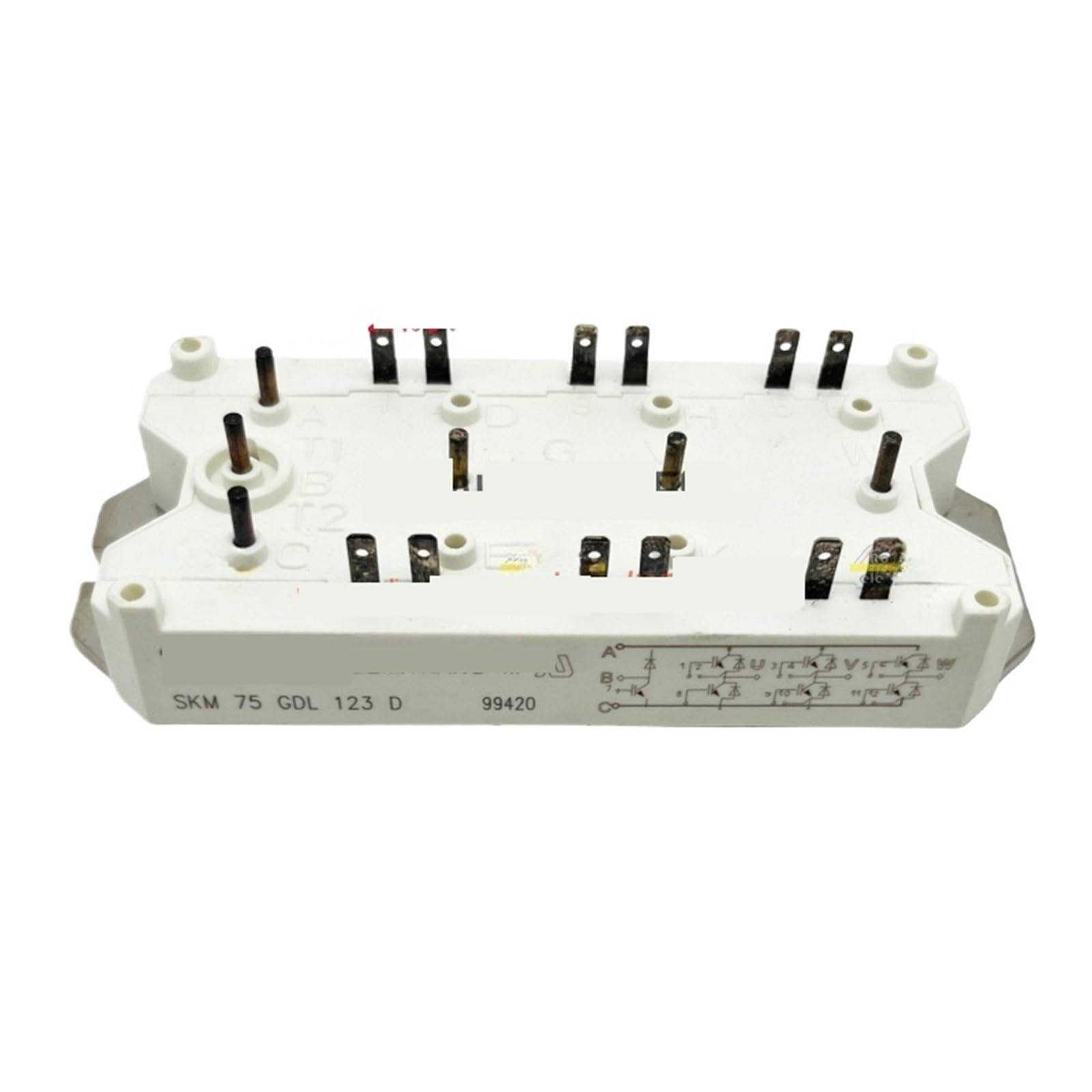SKM75GDL123D module IGBT 1200V à faible perte thermique pour commutation haute fréquence