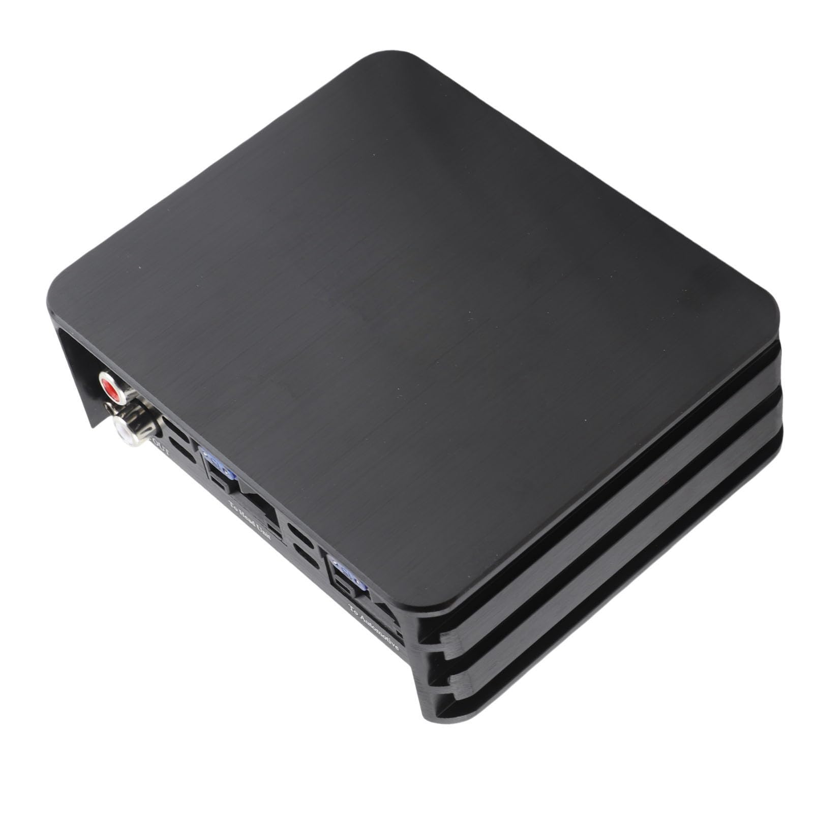Aramox Amplificador de Coche DSP de 320 W, Clase AB, Amplificador de Altavoces para Coche, de Audio para, Calidad de Sonido Mejorada, Cuerpo de Aleación de Alum (4 Canales)