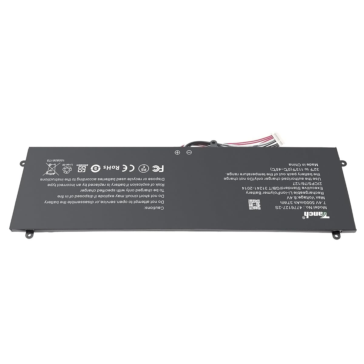 Batteria per laptop TL-4776127-2S U3285131PV-2S per Mediacom Smartbook One M-SB151 Prestigio 141 C2 PSB141C02ZFH_BB 7.4V 5000mAh 37W
