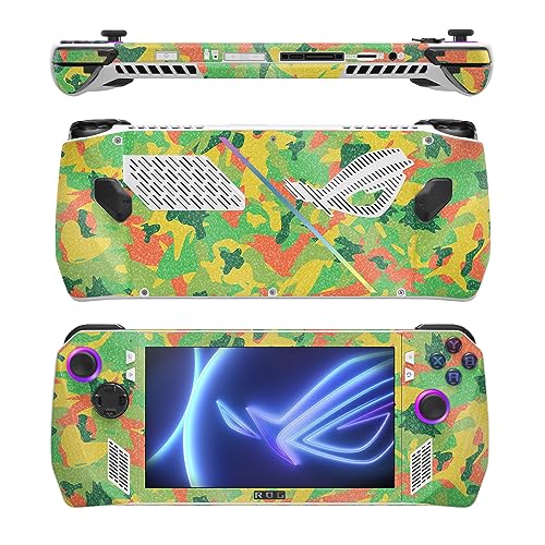 Image of MightySkins Glossy Glitter Skin Compatible with Asus ROG Ally - Spring Camouflage | Protective, Durable High-Gloss Glitter Finish | Easy to Apply