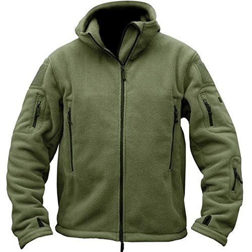 army green fleece jacket