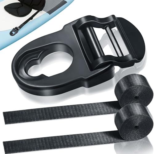 1Pcs Kayak Seat Clips Replacement & 2Pcs Straps,Kayak Seat Clip Parts Fit for Lifetime Emotional,Kayak Seat Belt Clips,Kayak Seat Repair Clip,Kayak Straps Seat Clip with Straps,Kayak Accessories