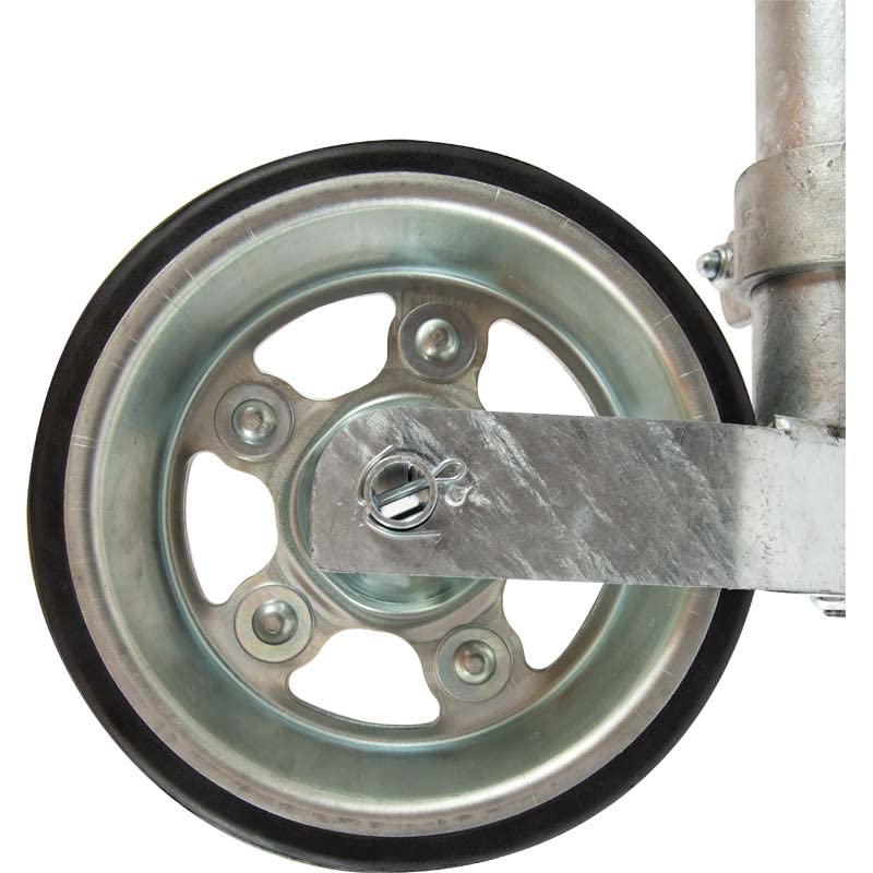 mb-m® 906542 Hydraulik Stützrad PKW Anhänger Schwerlast 600 kg Stützlast mit Stützlastanzeige