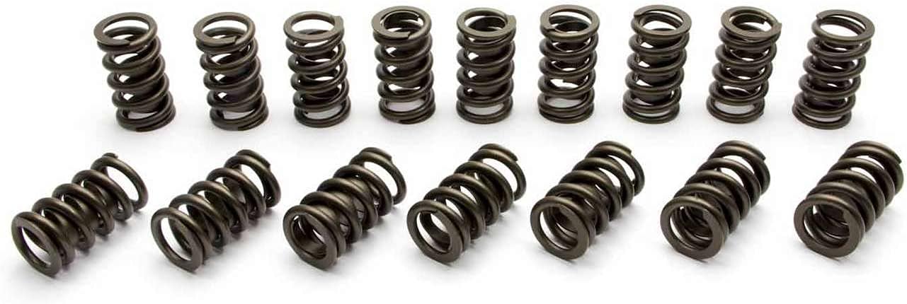 Manley Valve Spring, Professional, Dual Spring/Damper, 507 lb/in Spring Rate, 1.190 in Coil Bind, 1.550 in OD, Set of 16