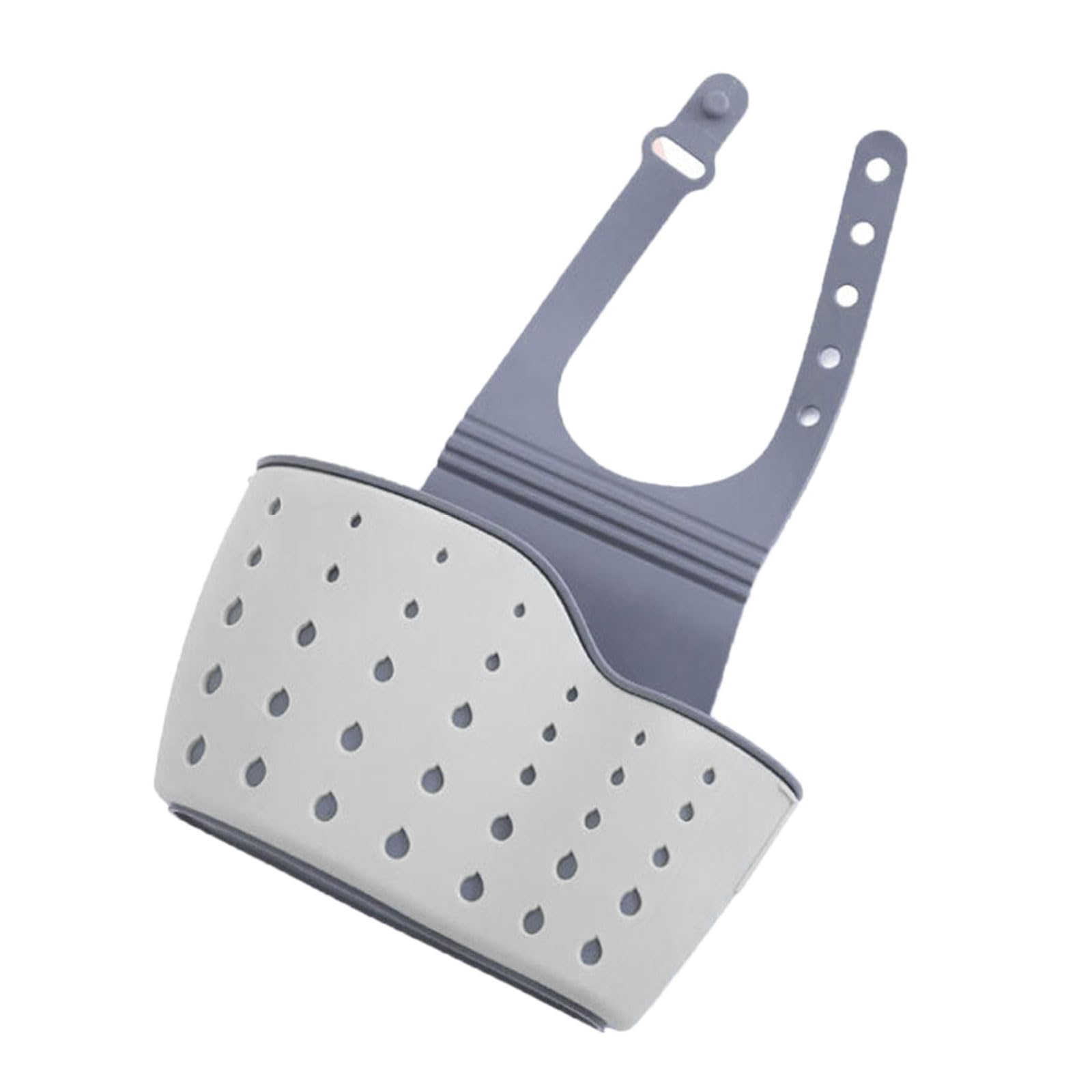 ZEPFJHE Layer Sink Strainer Basket Cleaning Tool Holder Hanging Faucet Sponge Shelf with Drain Holes Kitchen Accessories Drain Holes