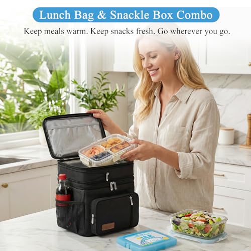 Image of Lunch Bag with Snackle Box Container