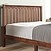 ZINUS Vivek Wood Platform Bed Frame with Headboard, Solid Wood Foundation with Wood Slat Support, No Box Spring Needed, Easy Assembly, Queen