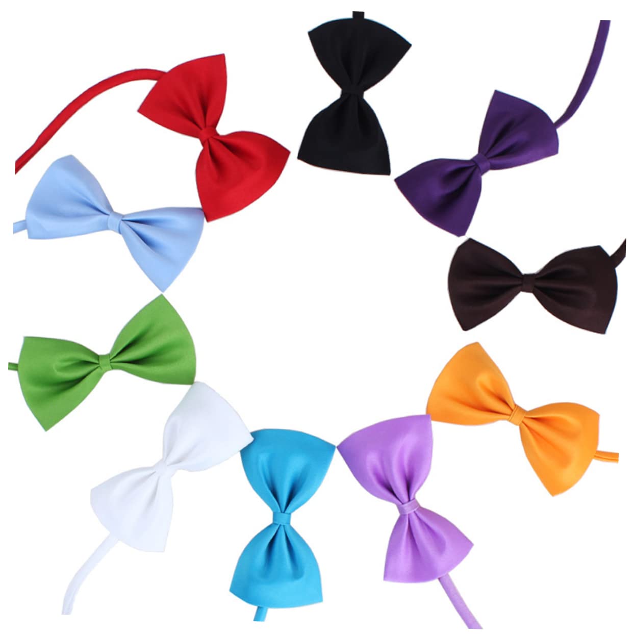 Toddmomy 10pcs Bow Accessories Bow Tie Pet Bow-tie Random Color