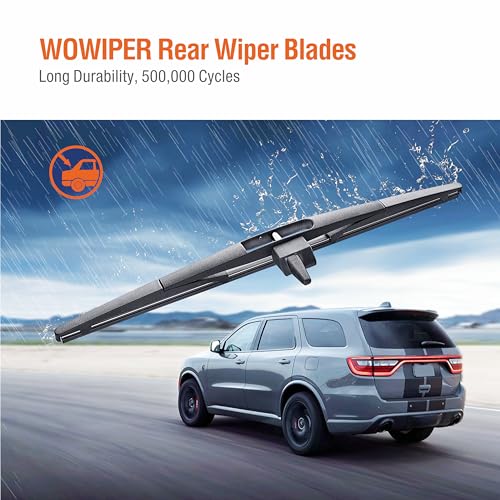 Image of 14 inch (14-F) Rear Wiper Blade Replacement for Honda Pilot 2015 2014 2013 2012 2011 2010 2009 Back Windshield Wiper- 76730-SZA-A02 76730-SZA-A01