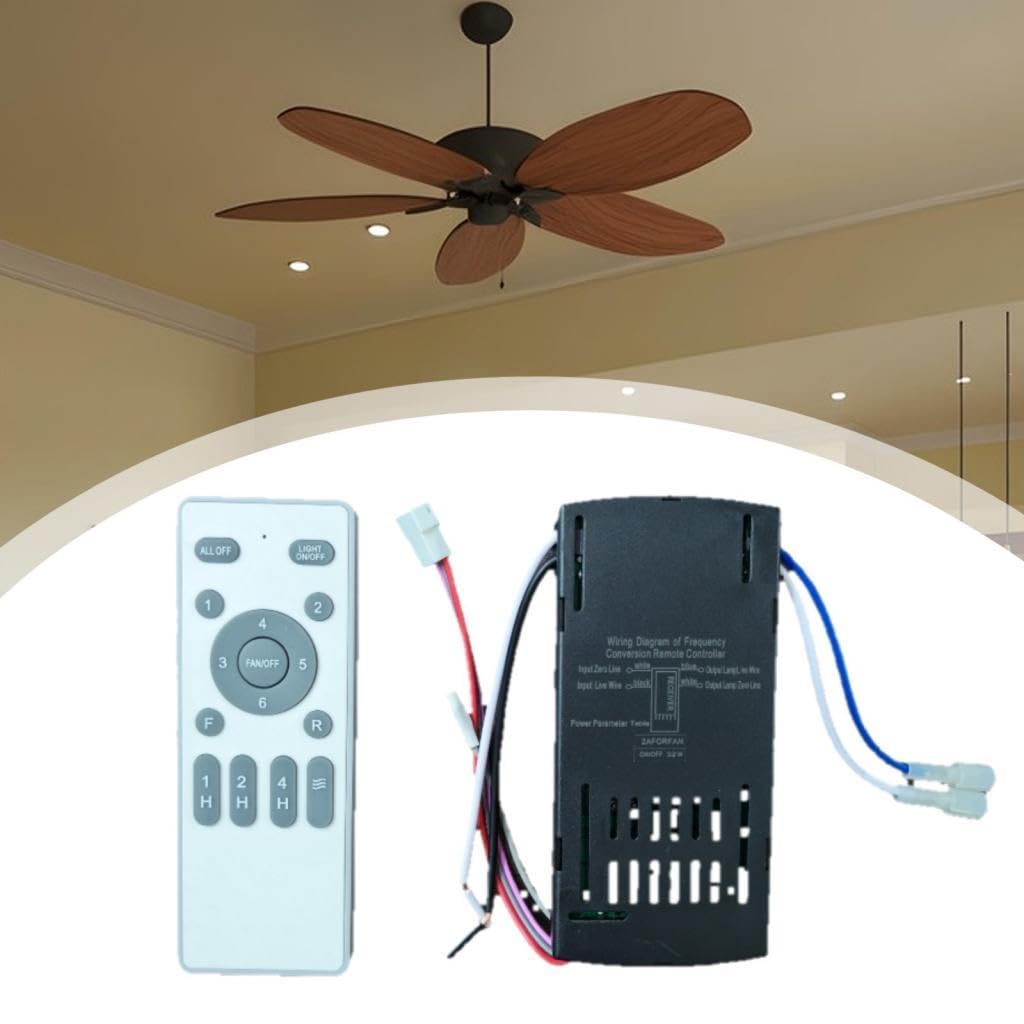 Kit de control remoto y receptor para ventilador de techo, controlador, interruptor y receptor para el hogar.