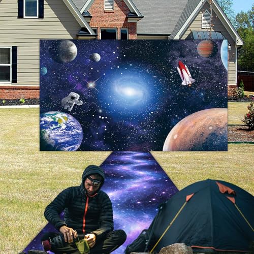2 Piezas Fondo Fotográfico Galaxia Espacial miniatura 3