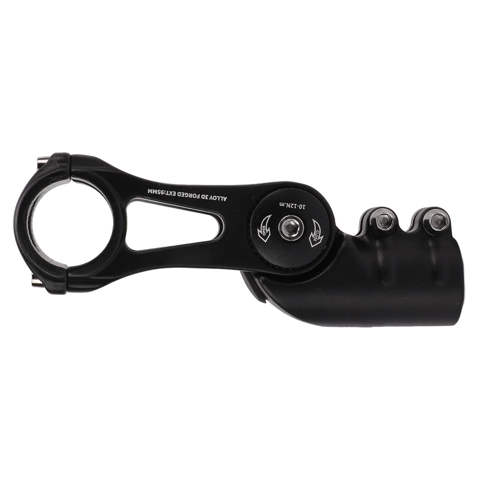 Attacco Manubrio Regolabile per Bici in Lega di Alluminio, Attacco Manubrio per Mountain Bike da Strada 31,8x95mm, Parte da Ciclismo Leggera ad Alta Resistenza con Copertura
