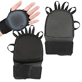 manoplas de palma para gimnasio, manoplas para levantar,Manoplas de palma acolchadas y transpirables - Manoplas de gimnasio portátiles, manoplas multiusos de levantamiento de pesas para entrenamiento,
