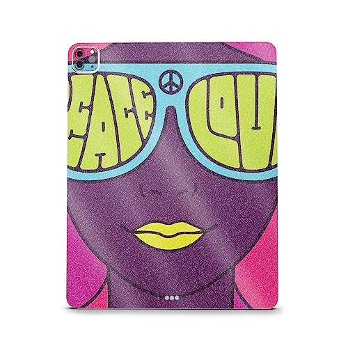 Image of MightySkins Carbon Fiber Skin Compatible with Apple iPad Pro 12.9 inch M2 6th Gen (2022) Full Wrap Kit - Fluorescent Rave | Protective Durable Textured Carbon Fiber Finish | Easy to Apply Made in The USA