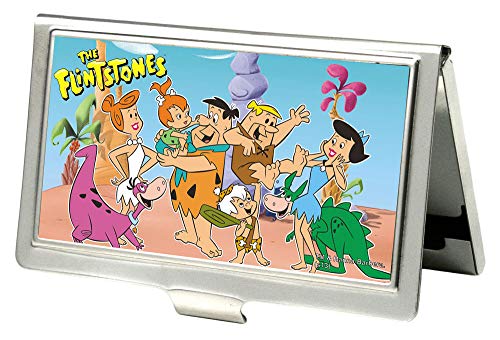 Buckle-Down Men's Business Card Holder-The Flintstones