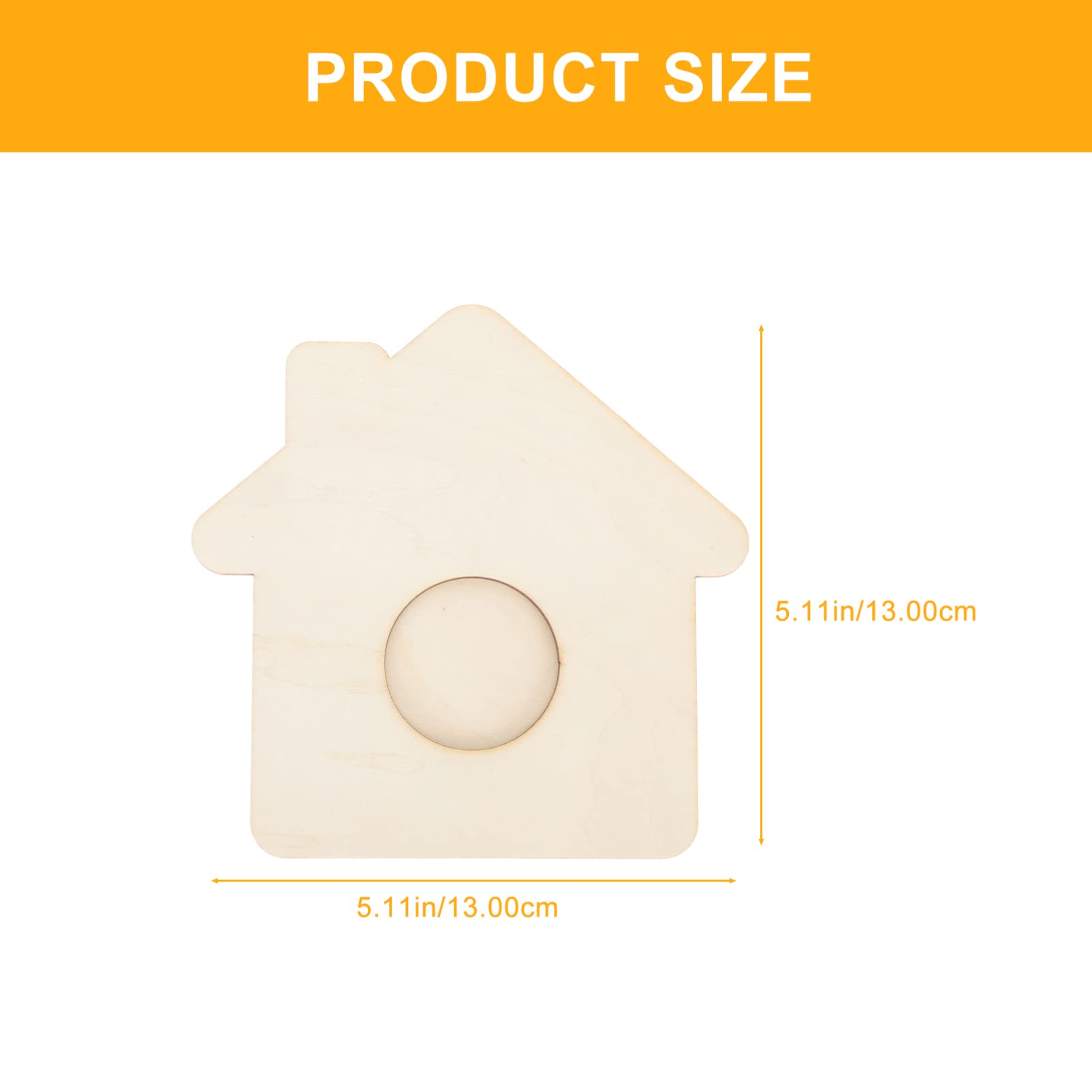 Angoily Decorative Photo Frames 5pcs Wooden Picture Frames for Boys and Girls Desktop Decor