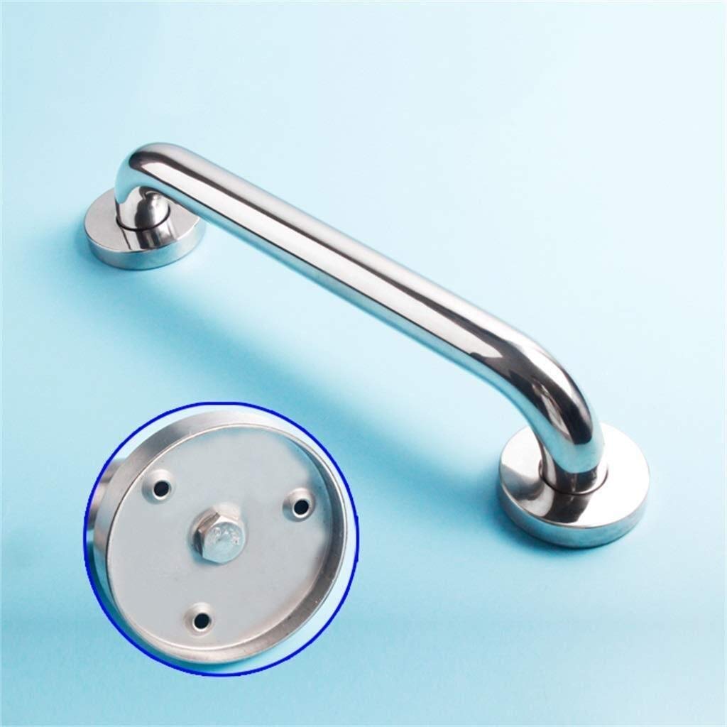Barres d'appui Poignée Support de sécurité Mains courantes, Barre d'appui Barre d'appui antidérapante en Acier Inoxydable Sécurité Droite Salle de Bain Baignoire Main Courante Toil