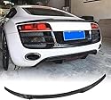YUEGOO Auto Kohlefaser Heckspoiler Flügel für Audi R8 V8 V10 GT 2008-2015, Auto Heckscheiben Dachspoiler Heckflügel Lippenspoiler Auto Zubehör