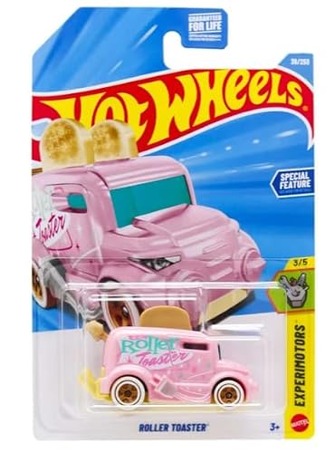 Hot Wheels Pink Roller Toaster Die-Cast Car, 39/250, 1:64