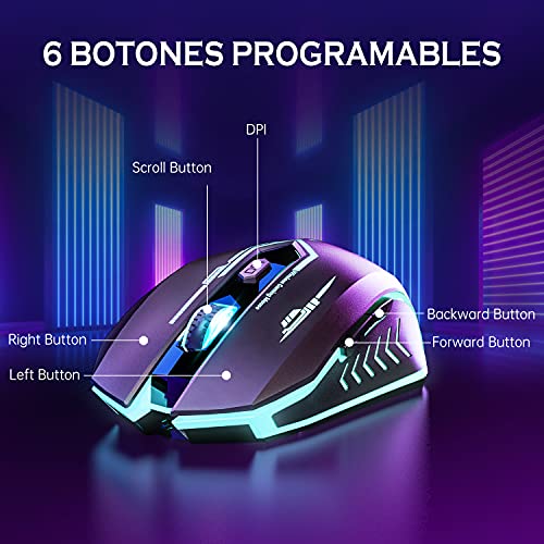 UHURU-Raton-Gaming-Inalambrico-Raton-Inalambrico-para-Juegos-con-10000-dpi-6-Botones-Programables-7-Luces-LED-Software-de-Juegos-y-Diseno-Ergonomico-para-PC-y-Laptop UHURU-Raton-Gaming-Inalambrico-Raton-Inalambrico-para-Juegos-con-10000-dpi-6-Botones-Programables-7-Luces-LED-Software-de-Juegos-y-Diseno-Ergonomico-para-PC-y-Laptop