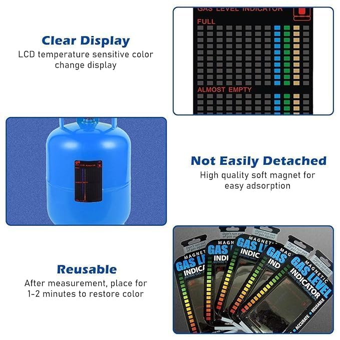 Gas Level Gauge Close-Up