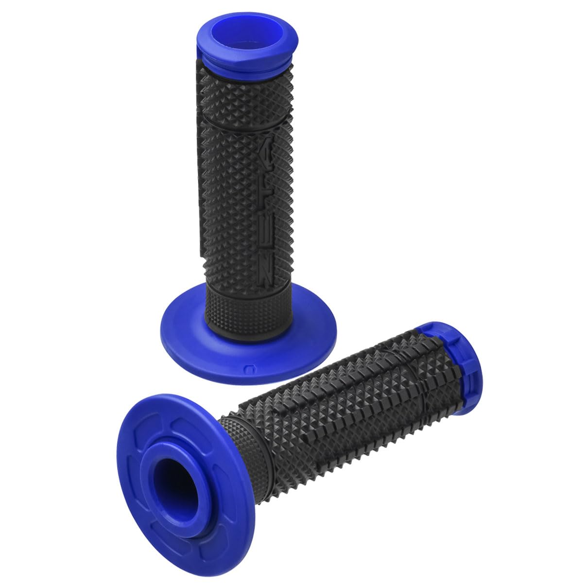 はせりく Amazon.co.jp: ZETA RACING Edge Grip Blue/Black Open End Handlebar