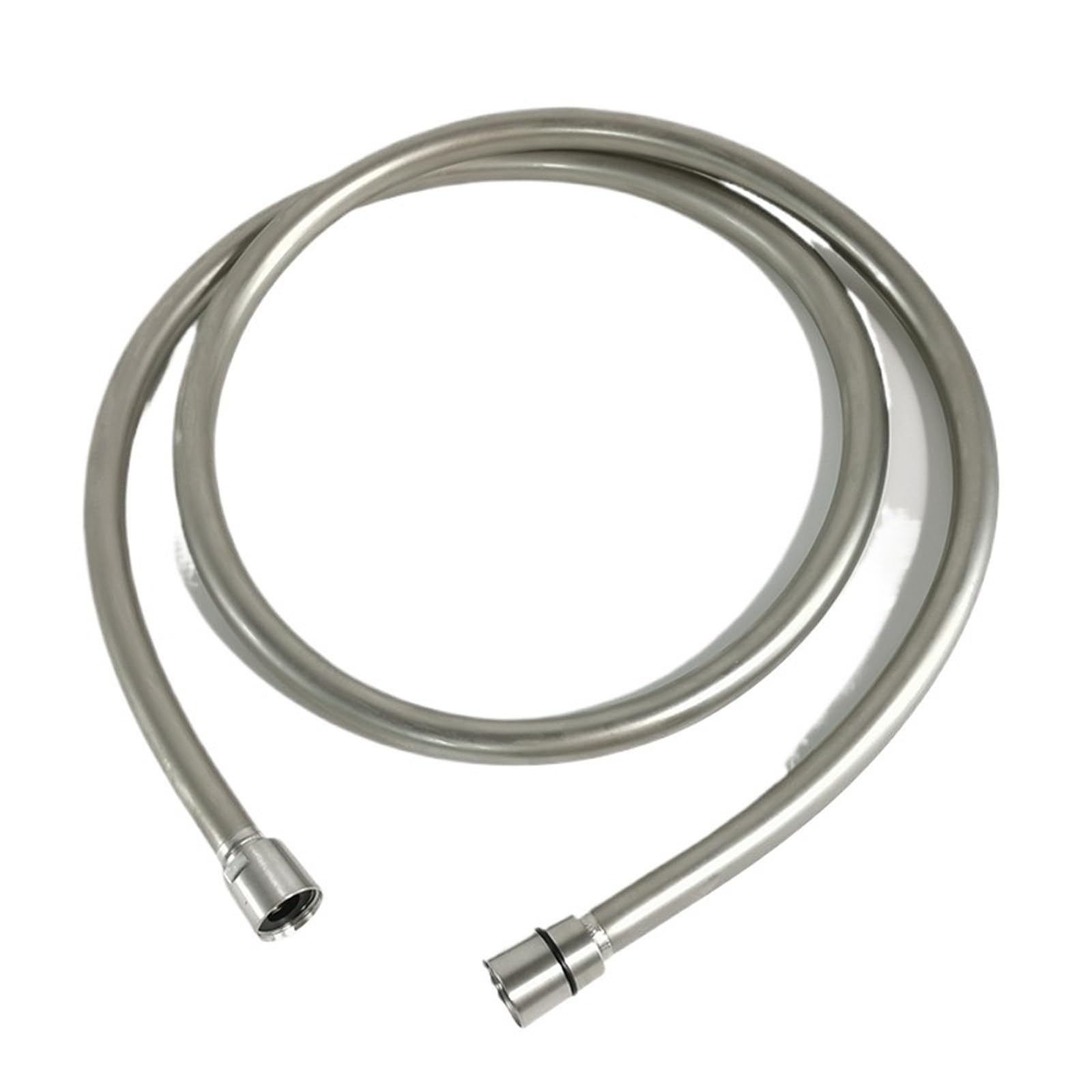 Luoaxinn Color7 Stainless Steel Corrugated Pipe Shower Hose Bathroom Fitting Stainless Steel Pvc Soft Bath Tube Accessory 1.5 Meter Water Pipe Connector Chrome Gold(Color7)