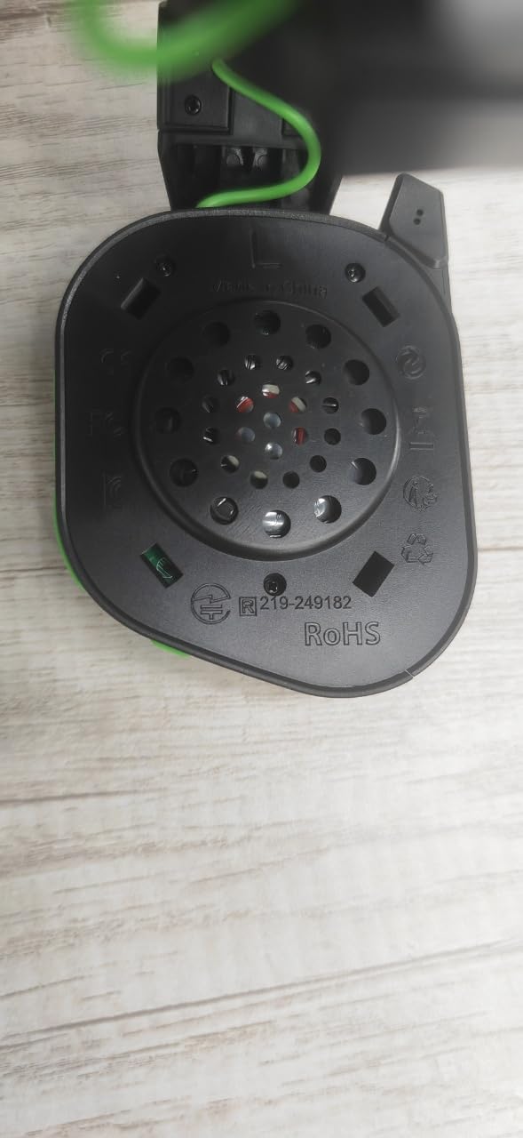 VK82 Casque Gaming sans Fil avec Microphone, 2.4GHz Casque Bluetooth Annulant Le Aruit pour Ps4, Ps5, PC, Switch, Mac, Casque de Jeu Pliable avec Éclairage RGB, Batterie de 50h -Noir Vert