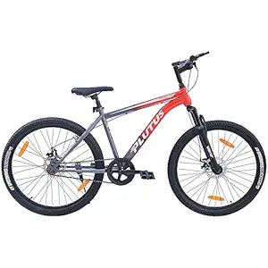 Plutus Tango Red Bicycle for Men & Women with Dual Disc 26 inch for Above12 Yrs