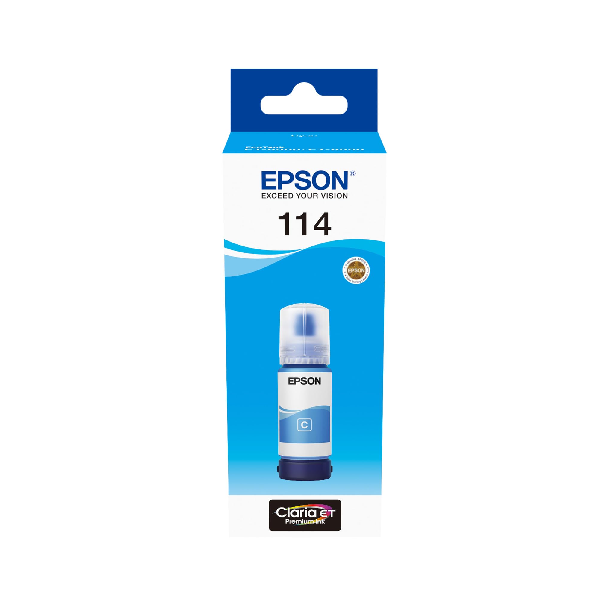 Epson EcoTank cyan T 114 70 ml T 07B2