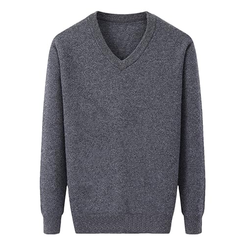 Pull en cachemire tricoté homme chaud pour affronter l'hiver en douceur