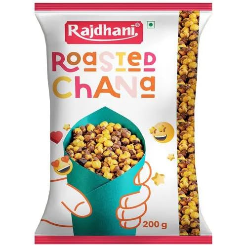 Rajdhani Tasty Roasted Chana (200g) | Bengal Gram Chickpeas/Bhuna Chana (B0DB5PBZ19) Amazon Price History, Amazon Price Tracker