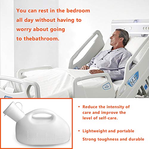 image for KEEPON Urinals for Men 2000 ml/66 oz Portable Male Urinal Urine Collec