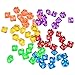 Sharplace 60 Stück Acryl Polyedrisch Würfel Set, D10 Dice Spielwürfel für DND / RPG / MTG Brettspiel Kartenspiel (Bunt) (60 Stück)