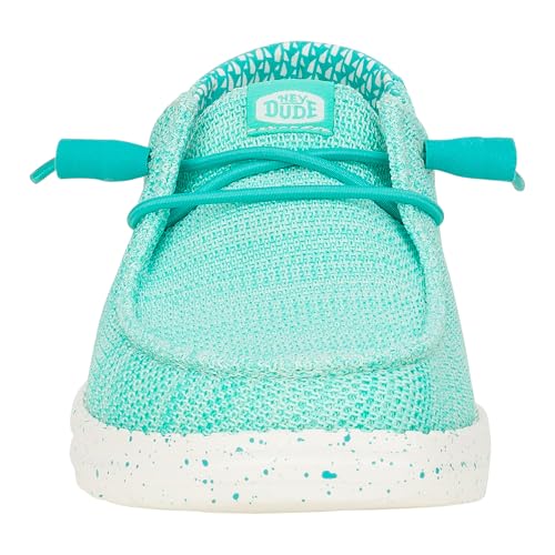 Image of HEYDUDE Women's Wendy Stretch Sox Slip On Loafer | Lightweight Stretch Mesh Easy On | Elastic Laces, Sock Like Fit