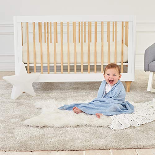 Image of aden + anais Essentials Silky Soft Swaddle Baby Blanket, 100% Bamboo Viscose Muslin Blankets for Girls & Boys, Baby Receiving Swaddles, Ideal Newborn & Infant Swaddling Set, 2 Pack, Cosmic Galaxy
