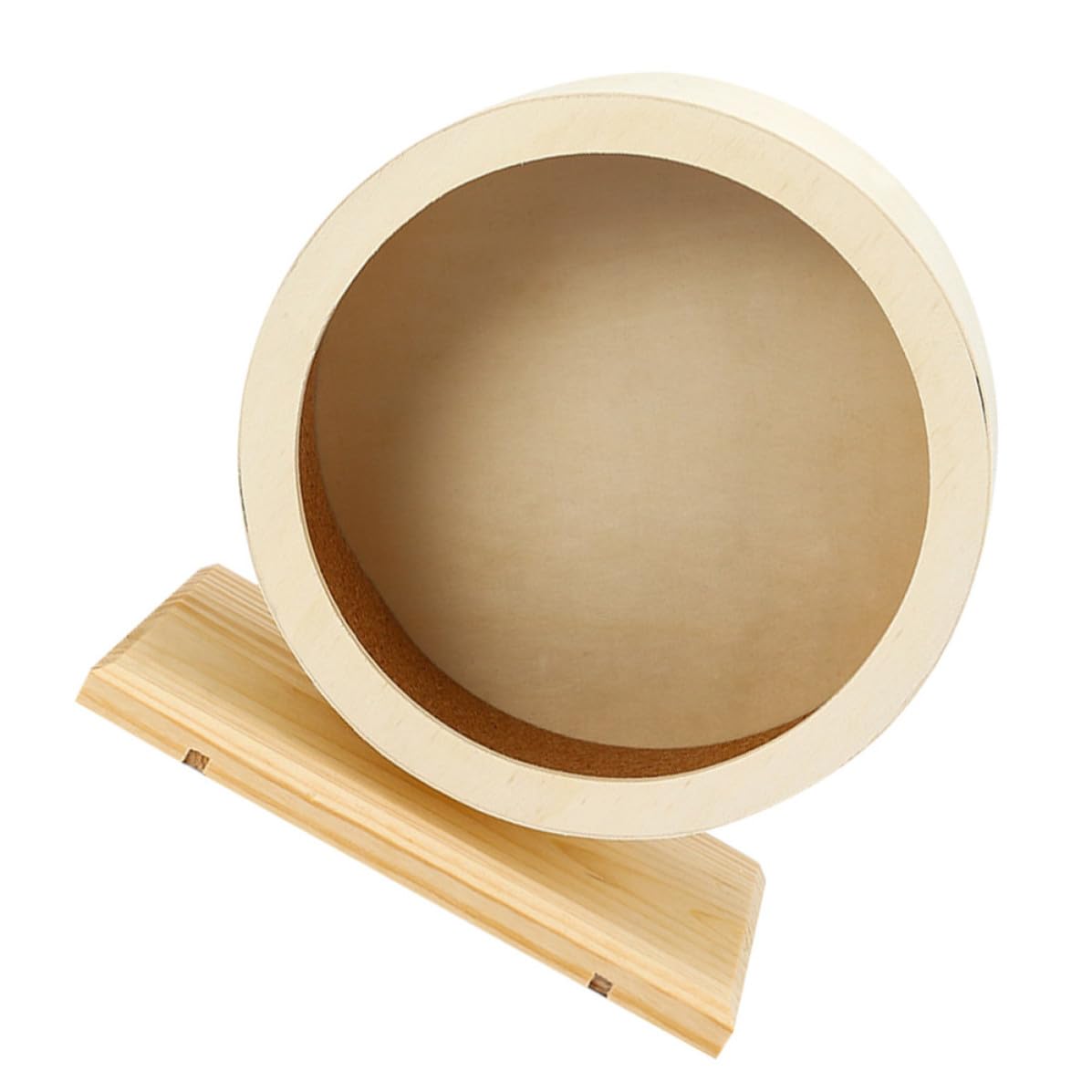 Rueda de Hámster de Madera Silenciosa para Ejercicio de Mascotas