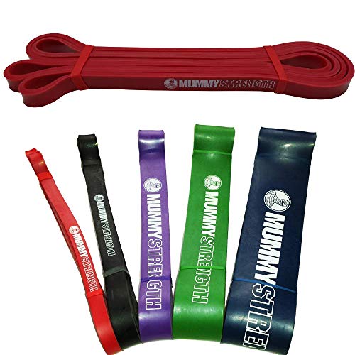 MummyStrength Resistance Bands for Men and Women. The Best Stretch Band for Pull Up Exercise and Pow - //coolthings.us