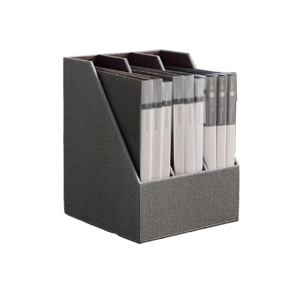 J9V4G6S3B5 Desktop File Rack 3 Slot Desktop File Folder Organizer and Document Stand Journals Magazine Rack