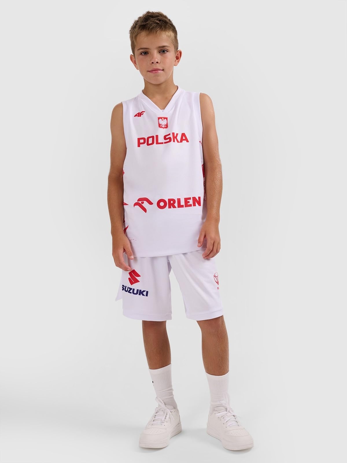 4F Koszulka reprezentacyjna z możliwością personalizacji dziecięca 4F x PZKOSZ