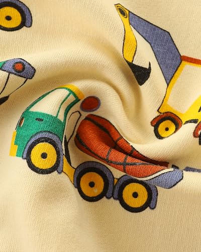 Image of AIWUHE Toddler Cotton Sweatshirt Boys Girls Pullover Long Sleeve Tops 2-6Y