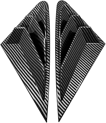 【Dextraplus】アウディA3に対応 4代目 8Y系 a3セダン 2020年~ ウインドー 三角パネル ウインドー アクセサリー パネル (カーボン柄)