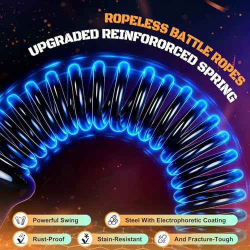 Image of Cordless Battle Ropes, Adjustable Ropeless Battle Ropes for Home Gym