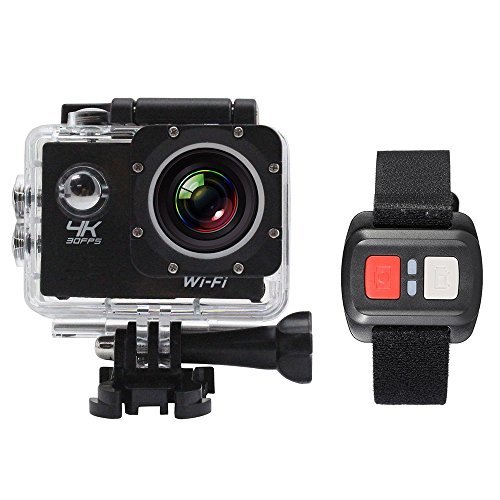 Andoer 2" LCD Screen WiFi Sports Action Camera 4X Zoom 170°Wide-Angle 4K 30fps