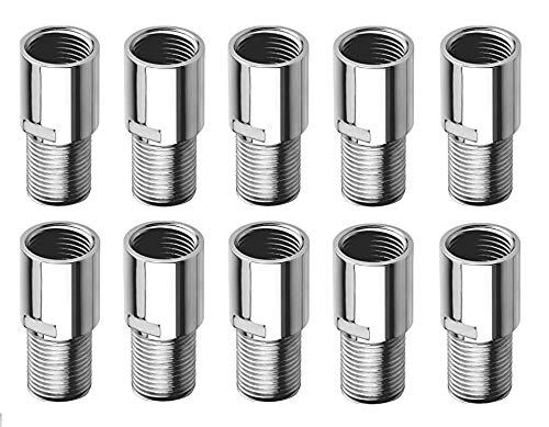 NEW WARE® CP Brass Extension Nipple 1.5 Inch | Chrome-Plated Pipe Fittings | Pack of 10 (B08QRDGD4H) Amazon Price History, Amazon Price Tracker